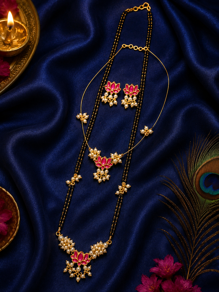 Lotus mangalsutra set -1