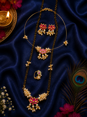 Lotus mangalsutra set -1
