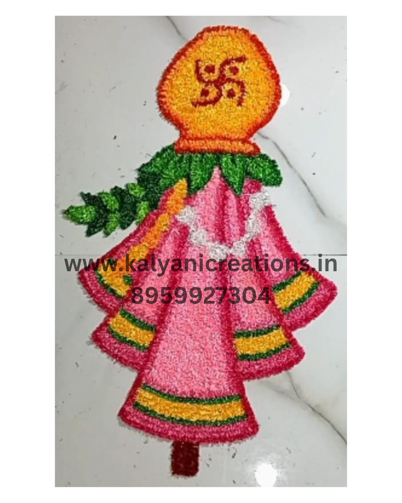 Gudi padwa Woolen Rangoli