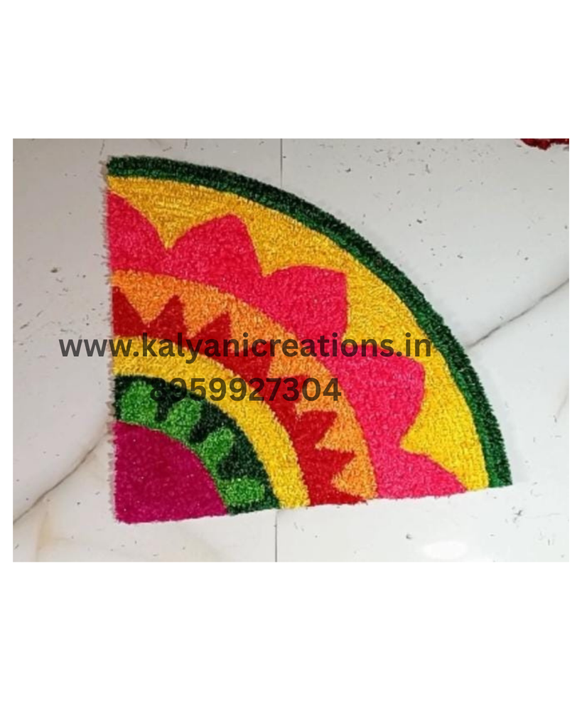 Corner Woolen Rangoli