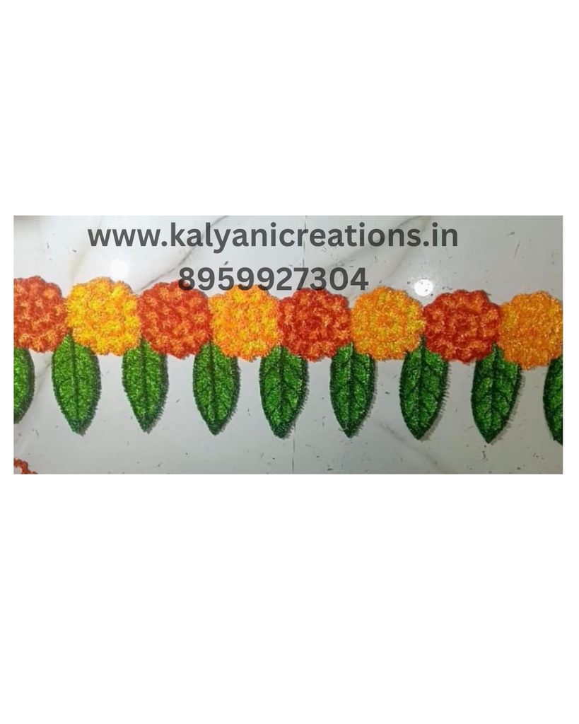 Border woolen Rangoli