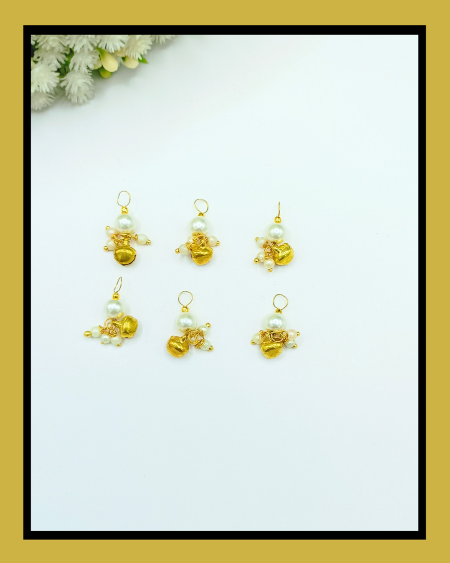 GHUNGROO MOTI JHUMKI HAIR ACCESSORIES