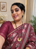 Golden Chandra mangalsutra