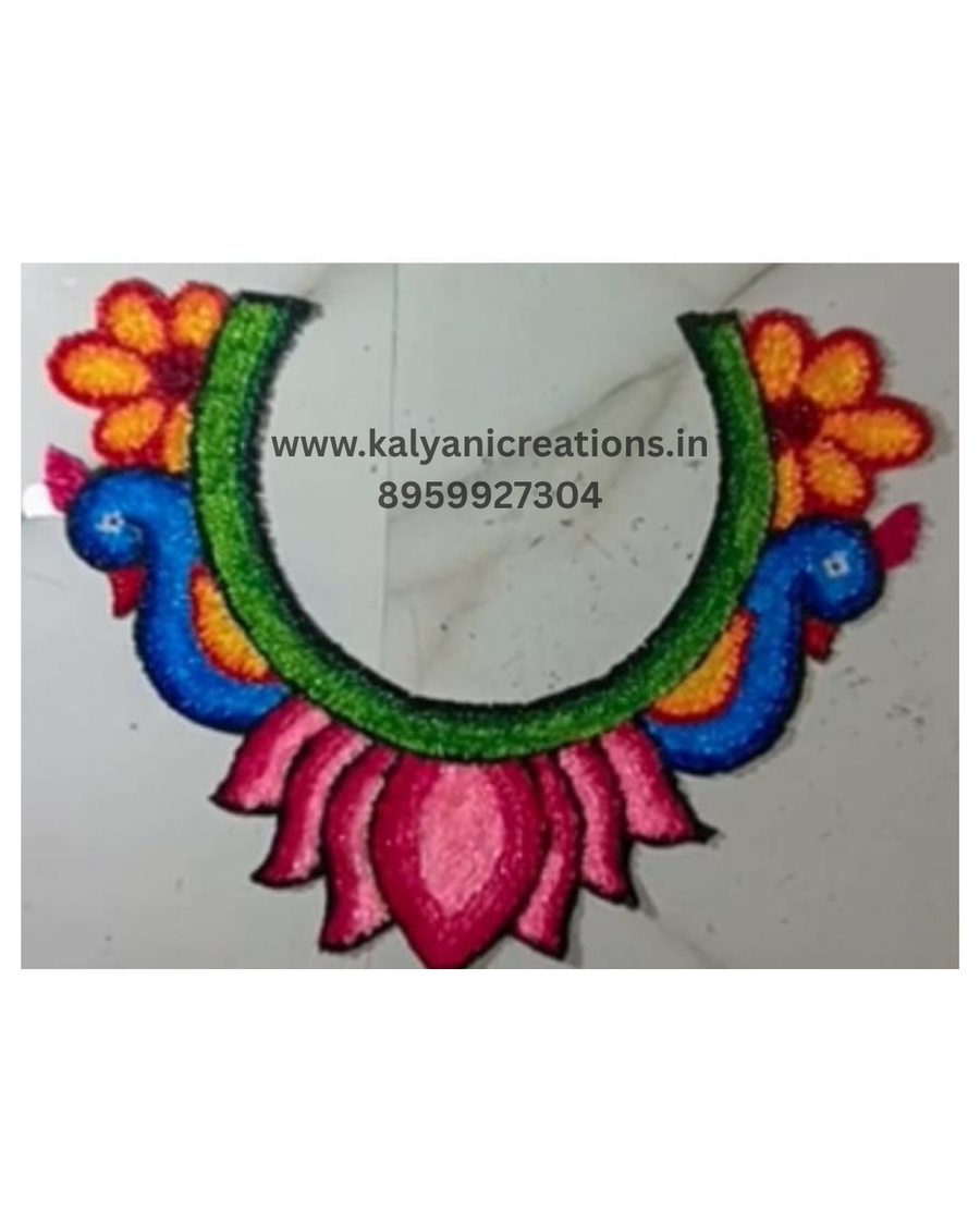 Tata Bhavti woolen Rangoli -D003