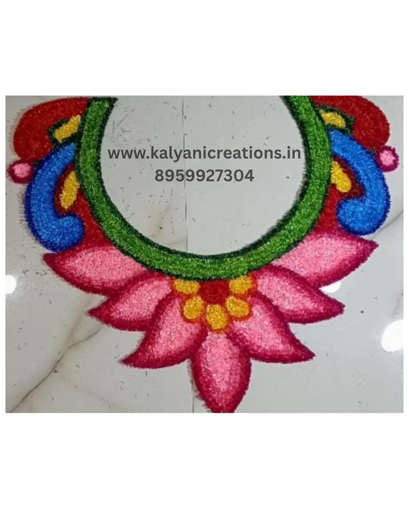 Tata Bhavti woolen Rangoli -D002