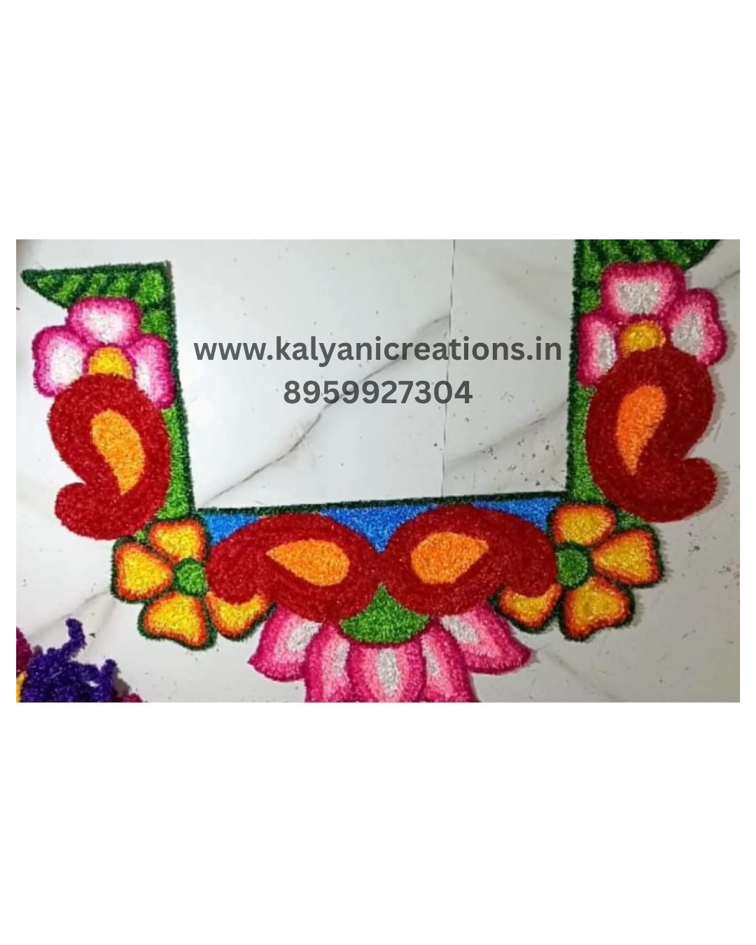 Pata bhavti woolen Rangoli