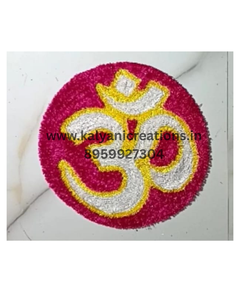 Om Woolen Rangoli