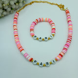 Kids name necklace set