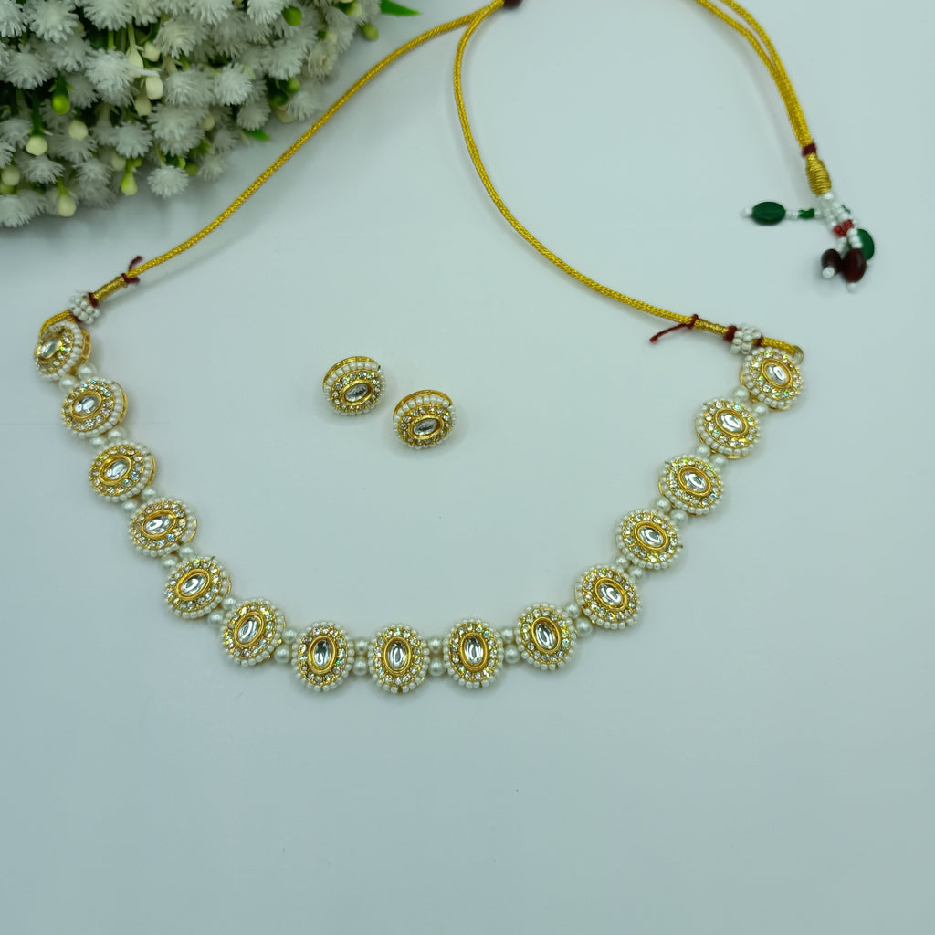 Moti Kundan choker set