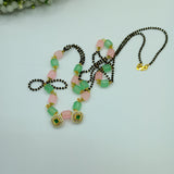 Light pink n pista mangalsutra