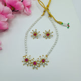 Parijatak Pearl Necklace Set