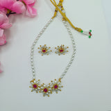 Parijatak Pearl Necklace Set