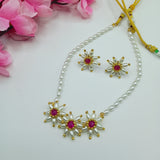 Parijatak Pearl Necklace Set