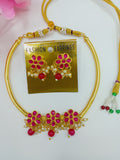 Phoolvika Floral Pipe Necklace Set