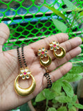 Chandra Kundan Mangalsutra 🌙💛