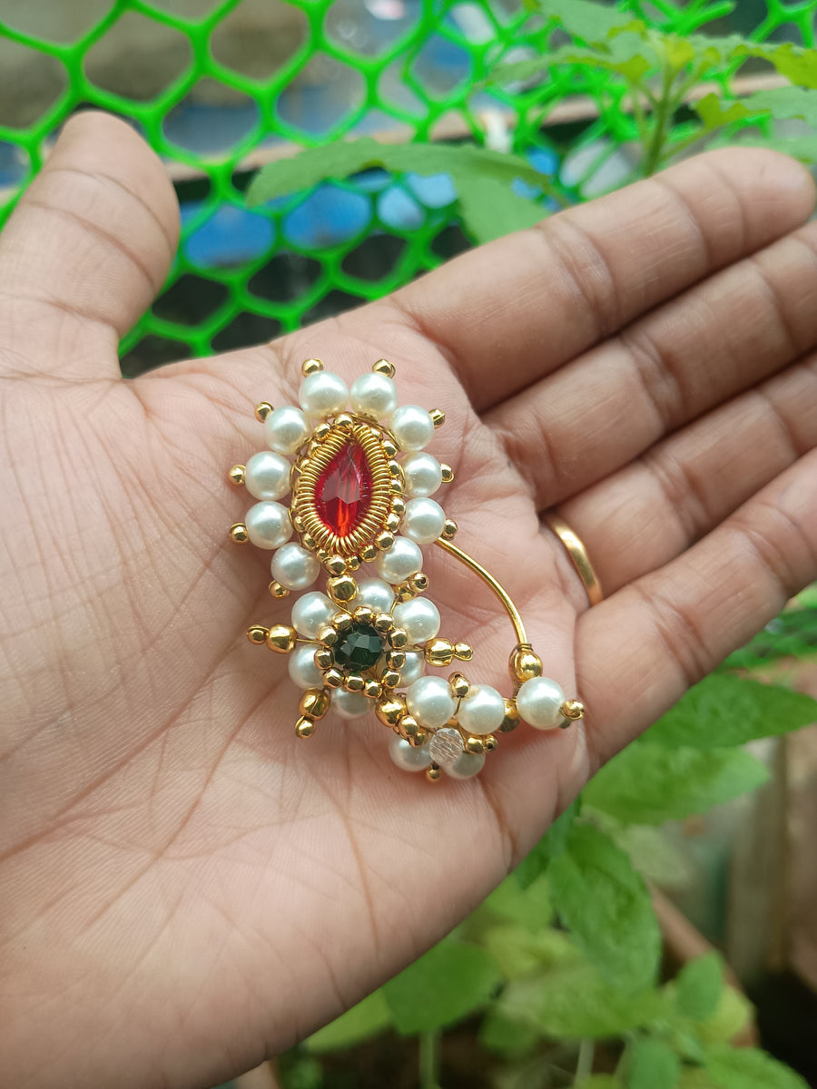Archana's Floral Glow Nath ✨