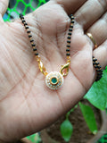 "Changeable Stone Pearl Mangalsutra"