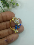 Ad kundan & ad stone with moti Nath
