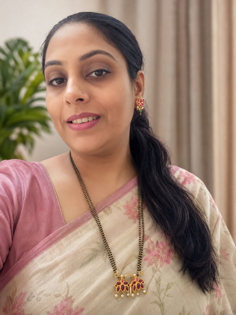 Lotus mangalsutra set